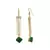 Esme Green Tassel Earrings