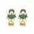 Diya Green Jhumka Earrings