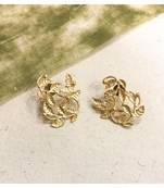 Alba Leaf Cluster Earrings