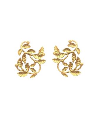 Alba Leaf Cluster Earrings 2