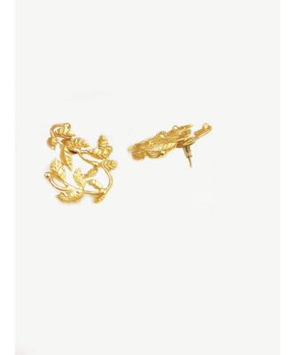 Alba Leaf Cluster Earrings 3
