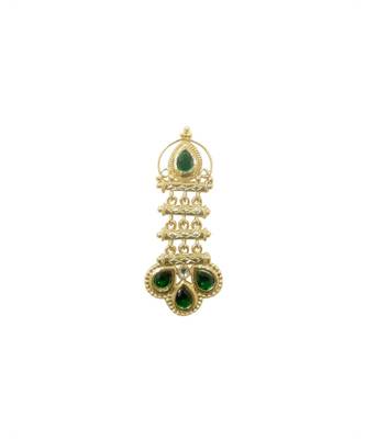 Antra Green Stone Earrings 2