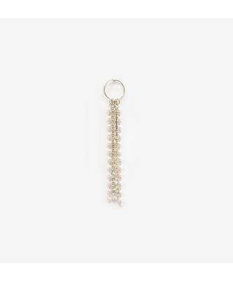 Hoop & Tassel Silver Earrings 2