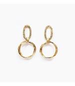 Izaraa Gold Hoop earrings