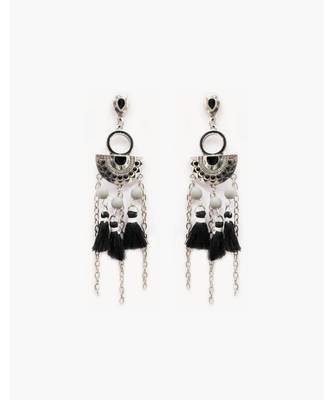 Laniya Black Boho Earrings 1