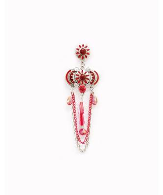 Lucie Red Multi Earrings 1