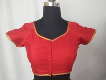 Red Readymade Blouse 1