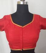 Red Readymade Blouse