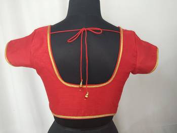 Red Readymade Blouse 2