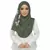 Green Cotton Designer Flower Ari Diamond Stole Hijab