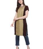 Multicolor Printed Crepe Ethnic-Kurtis