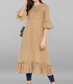 Janasya Multicolor printed cotton kurti