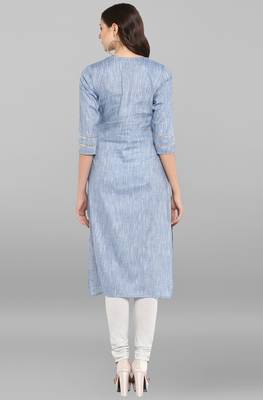 Janasya Multicolor printed cotton kurti 5