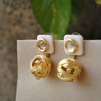 White earrings 2