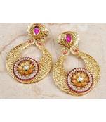 Bold Gold Matte Earrings