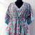 Floral print indian cotton fashionble sexy kaftan plus size maxi dress abaya poncho