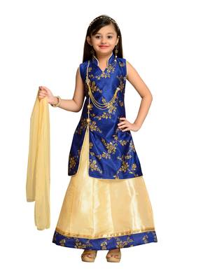 Kidling Kids Party Wear Lehenga Choli Set  For Girls 1