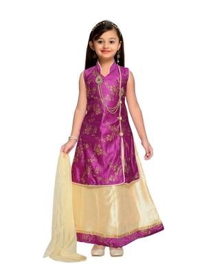 Kidling Kids Party Wear Lehenga Choli Set  For Girls 1