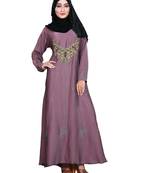 Salmon Embroidered Nida Burka