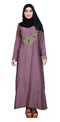 Salmon Embroidered Nida Burka 5