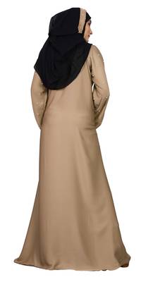 Ivory Embroidered Nida Burka 3