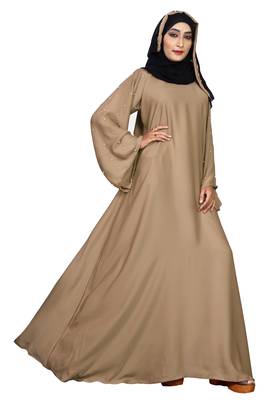 Ivory Embroidered Nida Burka 4