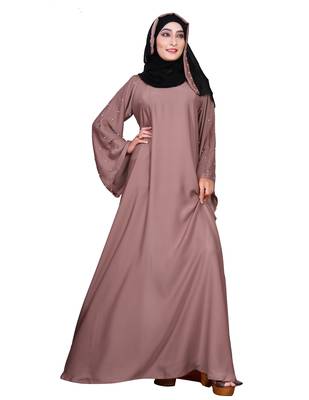 Salmon Embroidered Nida Burka 1