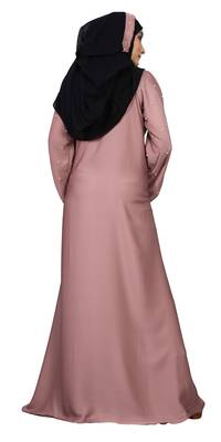Salmon Embroidered Nida Burka 3