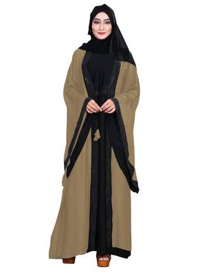 Ivory Embroidered Nida Burka 1