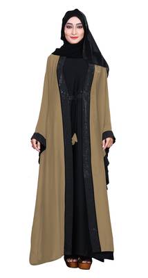 Ivory Embroidered Nida Burka 5