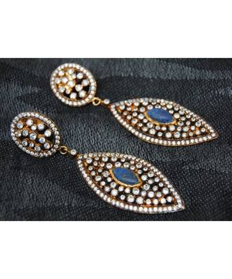 Diamond Lapiz Dangler Earrings 1