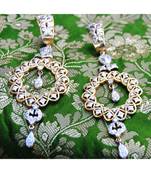 Silver Gold Dangler Earrings