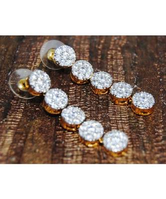 Sparkling Diamond Dangler Earrings 1