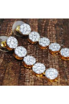 Sparkling Diamond Dangler Earrings