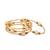 Designer Golden Ball Meenakari Work Bangle Set