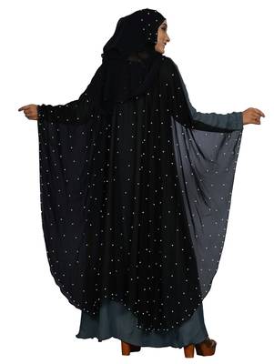 Blue Embroidered Nida Burka 3