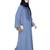 Modest Forever  Blue embroidered nida abaya