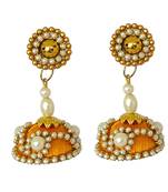 Gold jhumkas