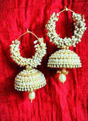 White earrings 1