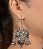 Silver Emboss Earrings