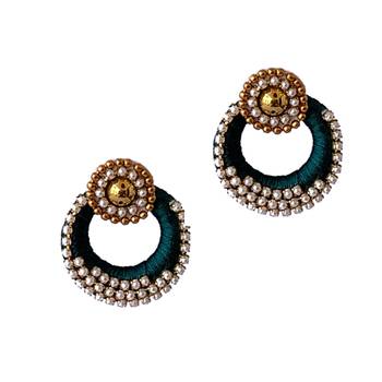 Green chandbali 1