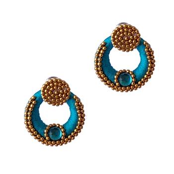 Blue chandbali 1