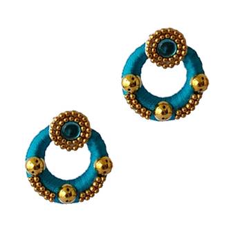 Blue chandbali 1