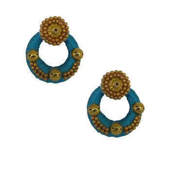 Blue chandbali 1