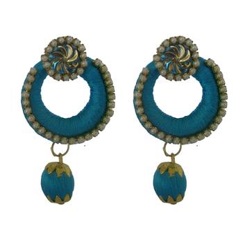 Blue chandbali 1