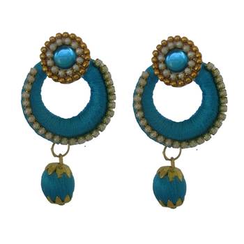 Blue chandbali 1