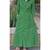 Green Sambalpuri Ikat Cotton Long Dress