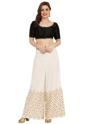 Black Dupion Silk Readymade Padded Saree Blouse 5