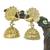 Gold earrings