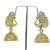 Gold earrings